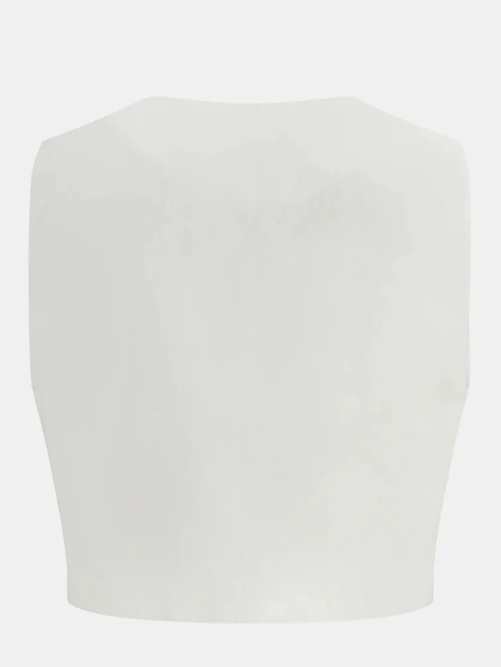 Commense White Maxi Skirt with Gold Buttons